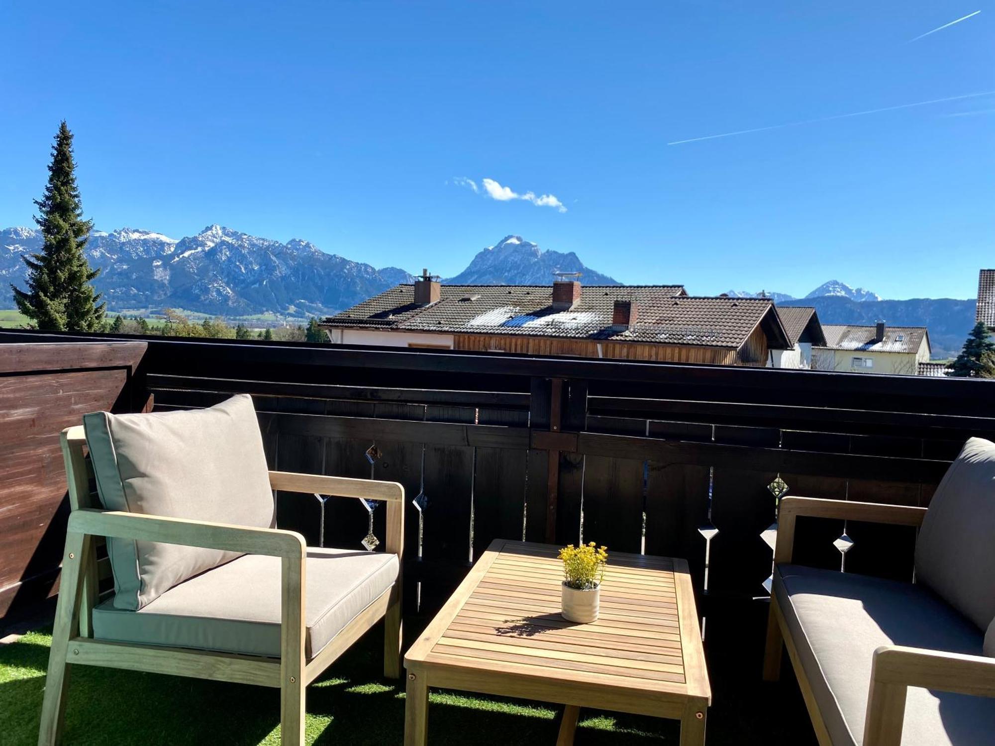 Best Butler I Romantic 4Two I Kueche I Balkon I Parken I Schlossblick 福森 外观 照片